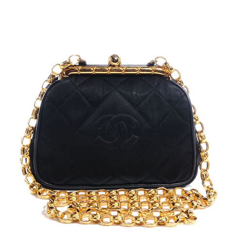 greyish classic black evening bag chanel with new clasp anthrocite|Chanel Fall.